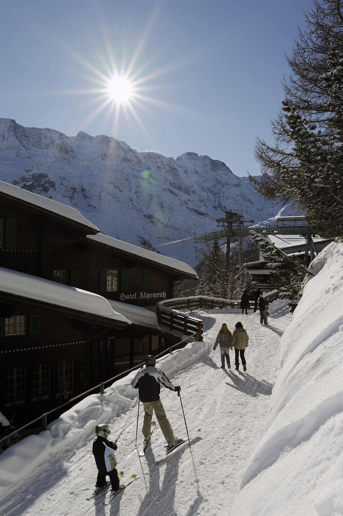Hotel Alpenruh Mürren Buitenkant foto