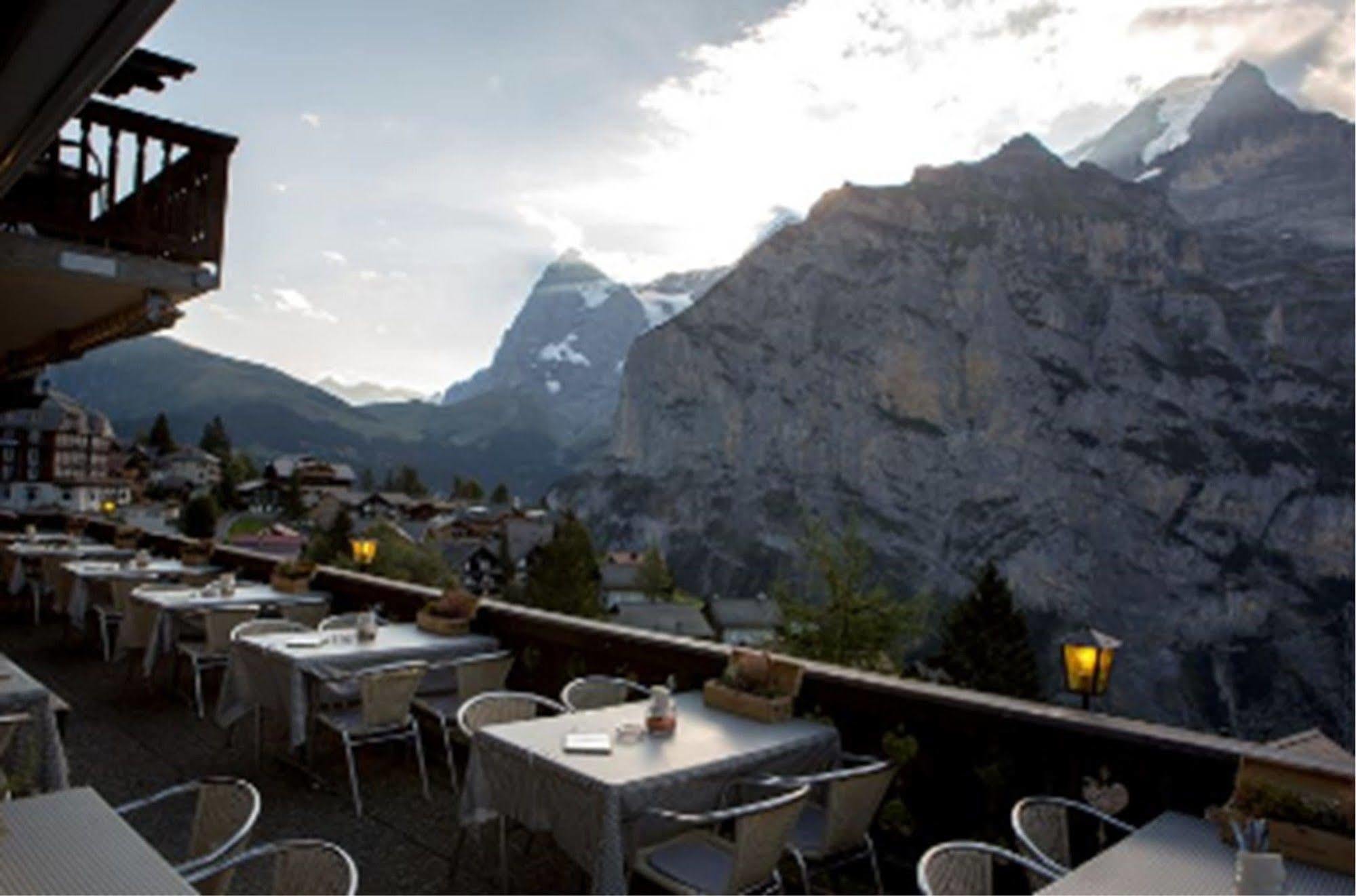 Hotel Alpenruh Mürren Buitenkant foto